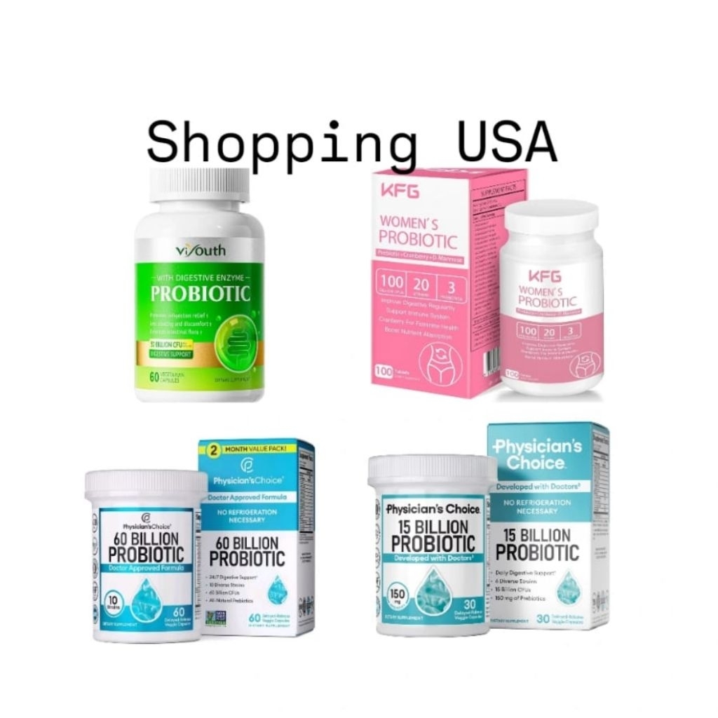 probiotic physicians choice,probiotic KFG women , probiotic nature's way ORI