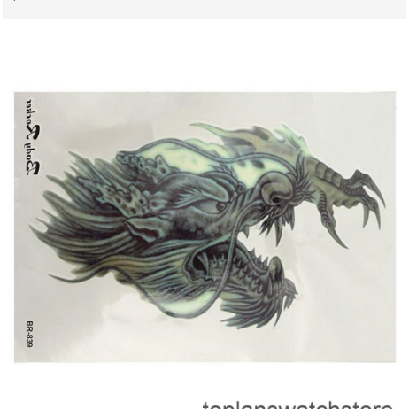 Tato dada naga temporer dragon tahan lama tahan air semi permanen tattoo temporary
