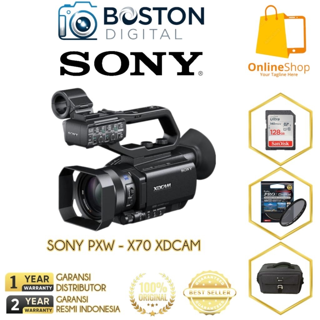 SONY PXW X70 XDCAM PROFESIONAL CAMCORDER / SONY PXW-X70