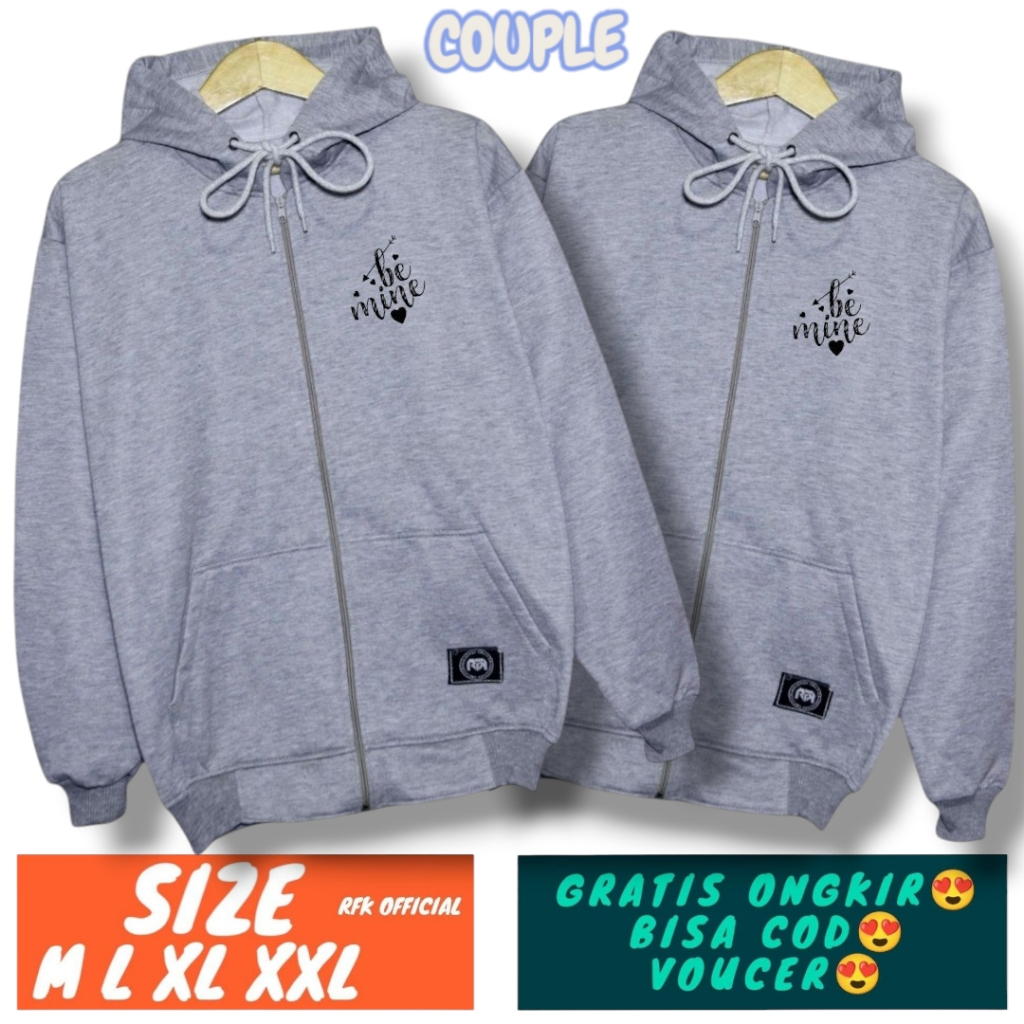 jaket couple resleting / jaket couple zipper  / Hodie couple pasangan / jaket couple pasangan terbar