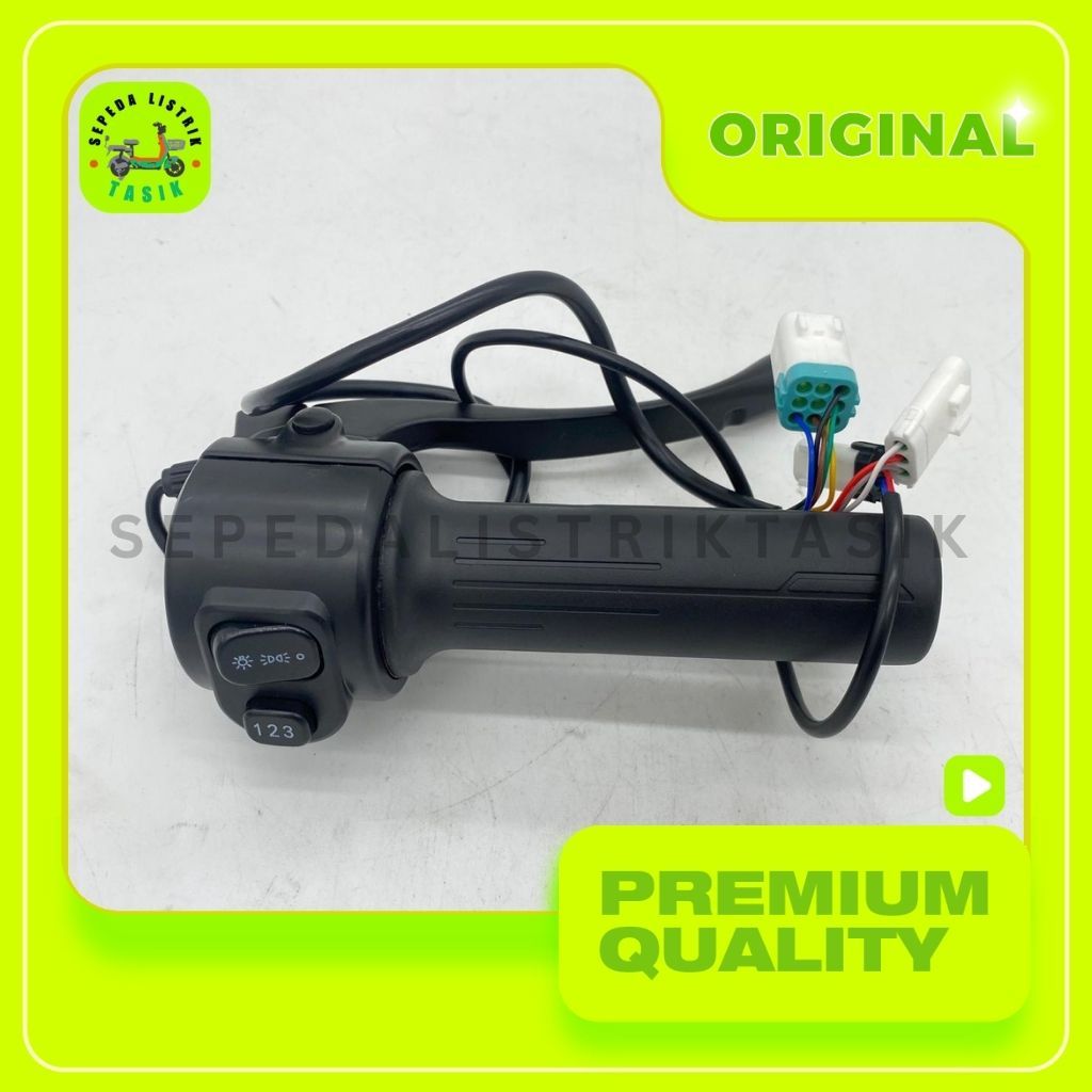 GRIP GAS SEPEDA LISTRIK UWINFLY M70 - SELIS182 - ORIGINAL 100% - SPAREPART SEPEDA LISTRIK