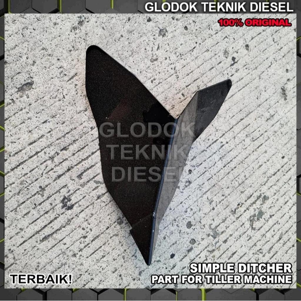 Simple Ditcher Ditch Mini Tiller Cultivator Machine Ridger Accessories Original Terbaik