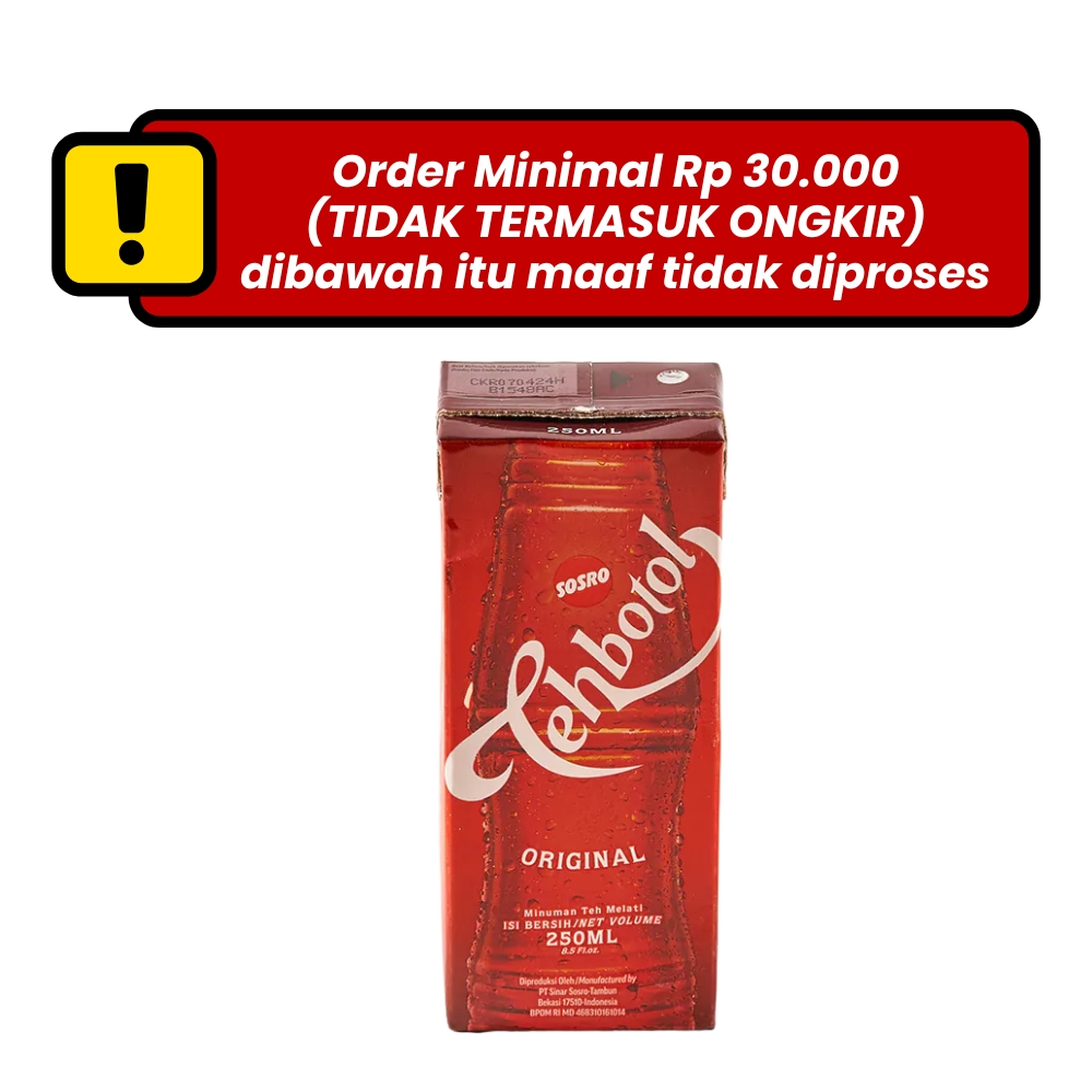 Sosro Teh Botol Kotak 250ml