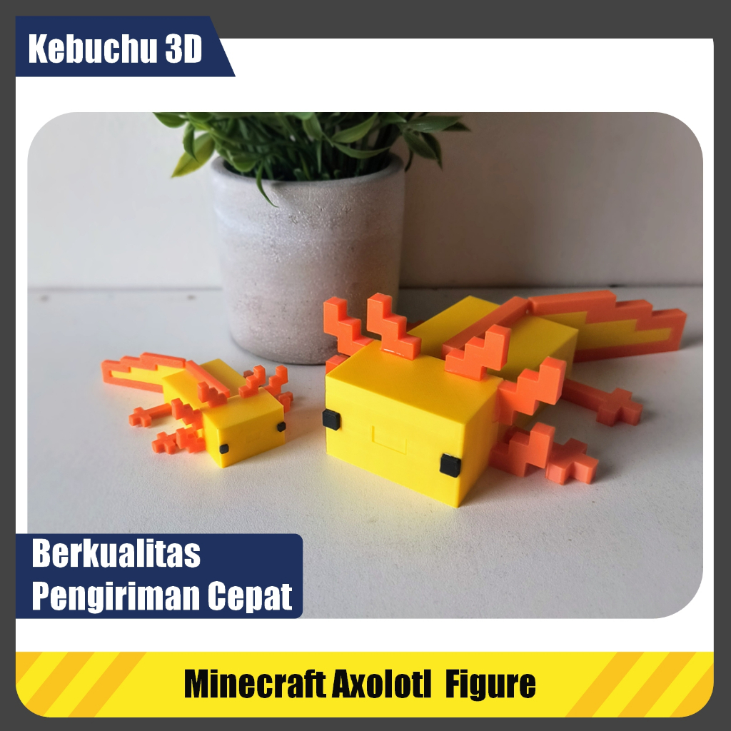 Figure Axolotl Minecraft