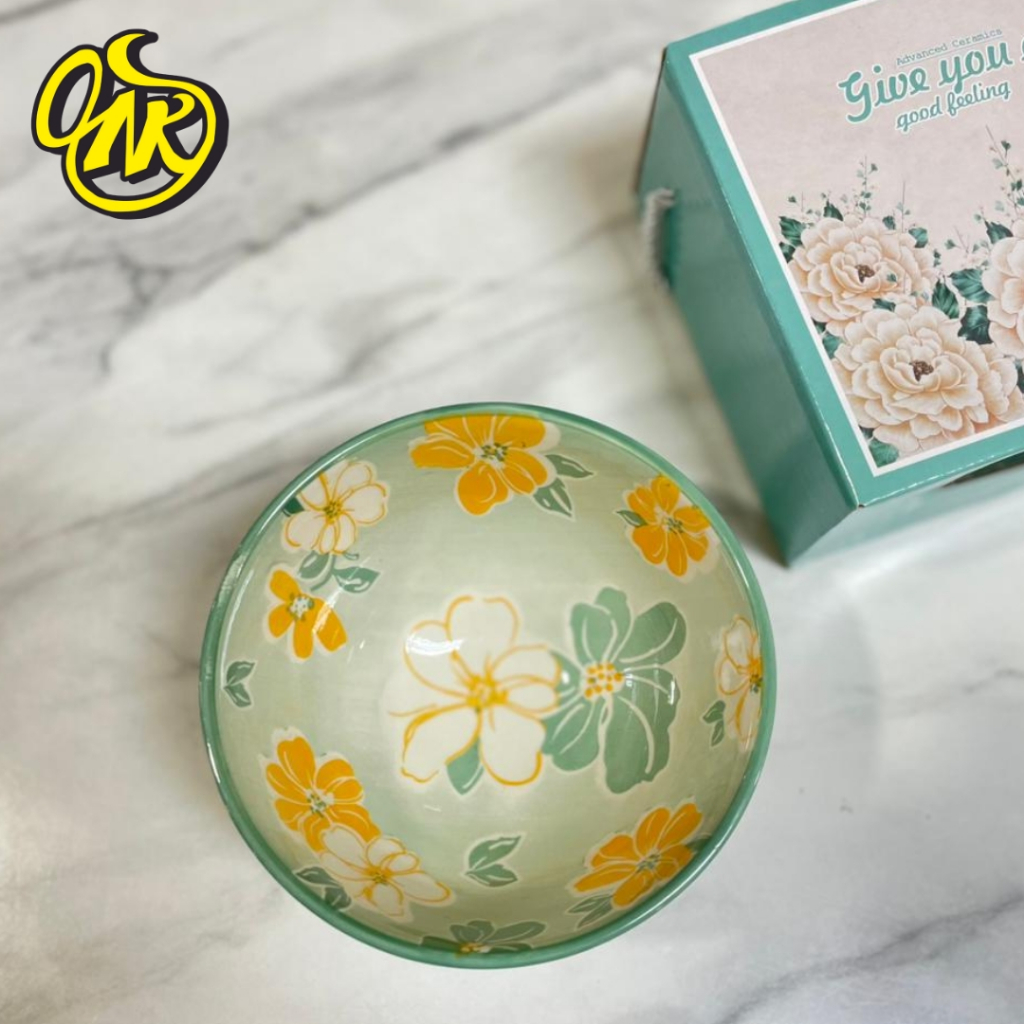 Mangkok Keramik Kecil Cantik Mangkok Souvenir Mangkok Estetik