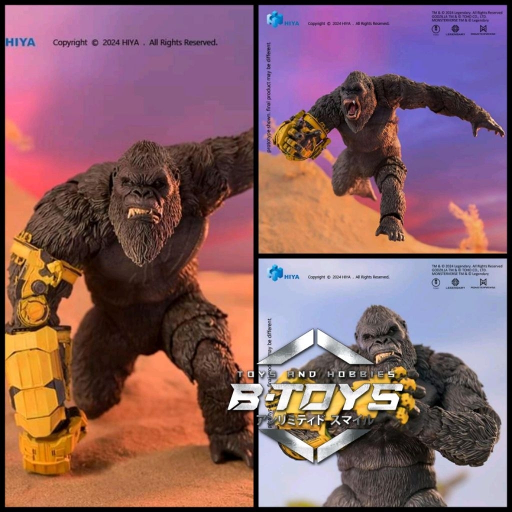 Hiya Toys EXQUISITE BASIC Kong beast glove ver Godzilla x Kong the new Empire action figure
