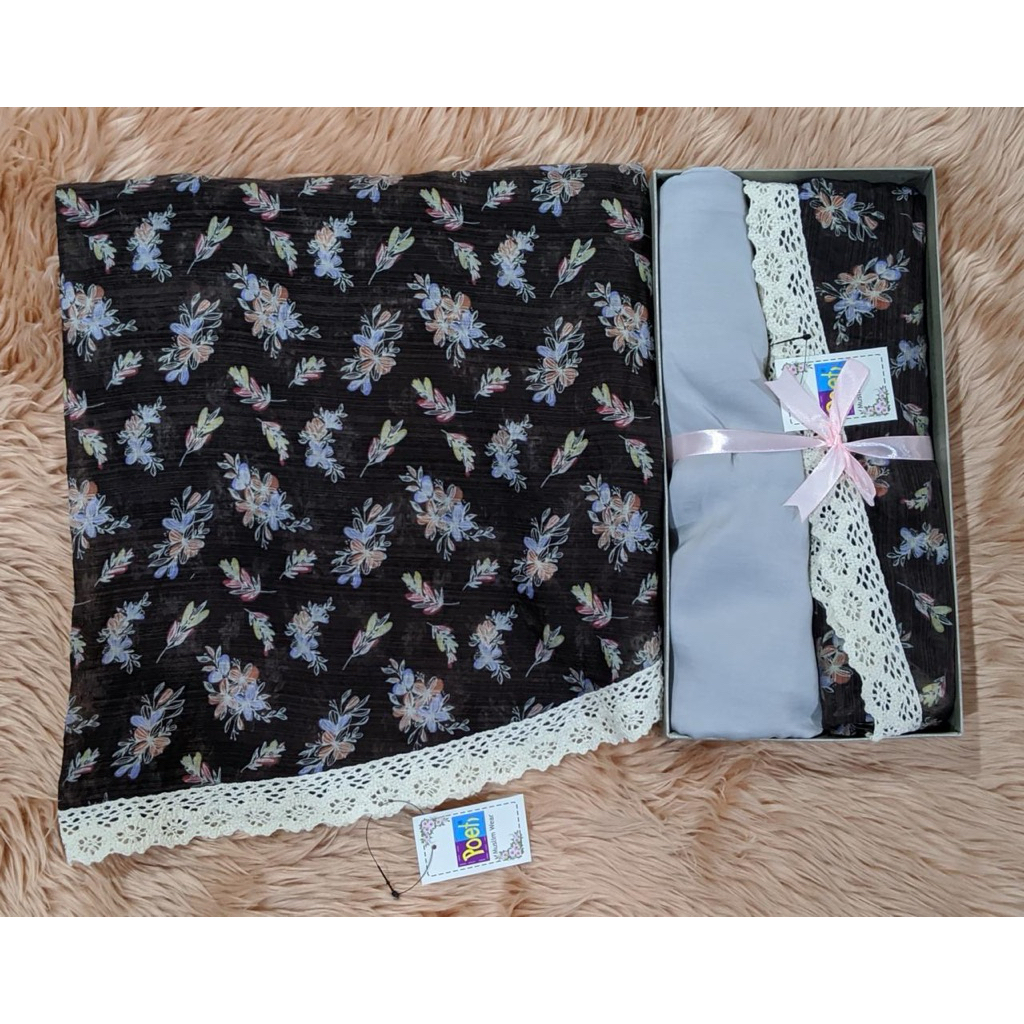 Mukena Poeti Silky Premium