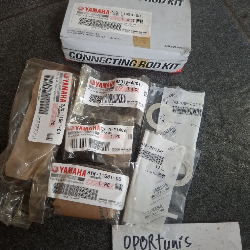 Stang seher sekher seker piston kit set Alfa champ force F1 F1Z F1ZR | 2JG-11650-00