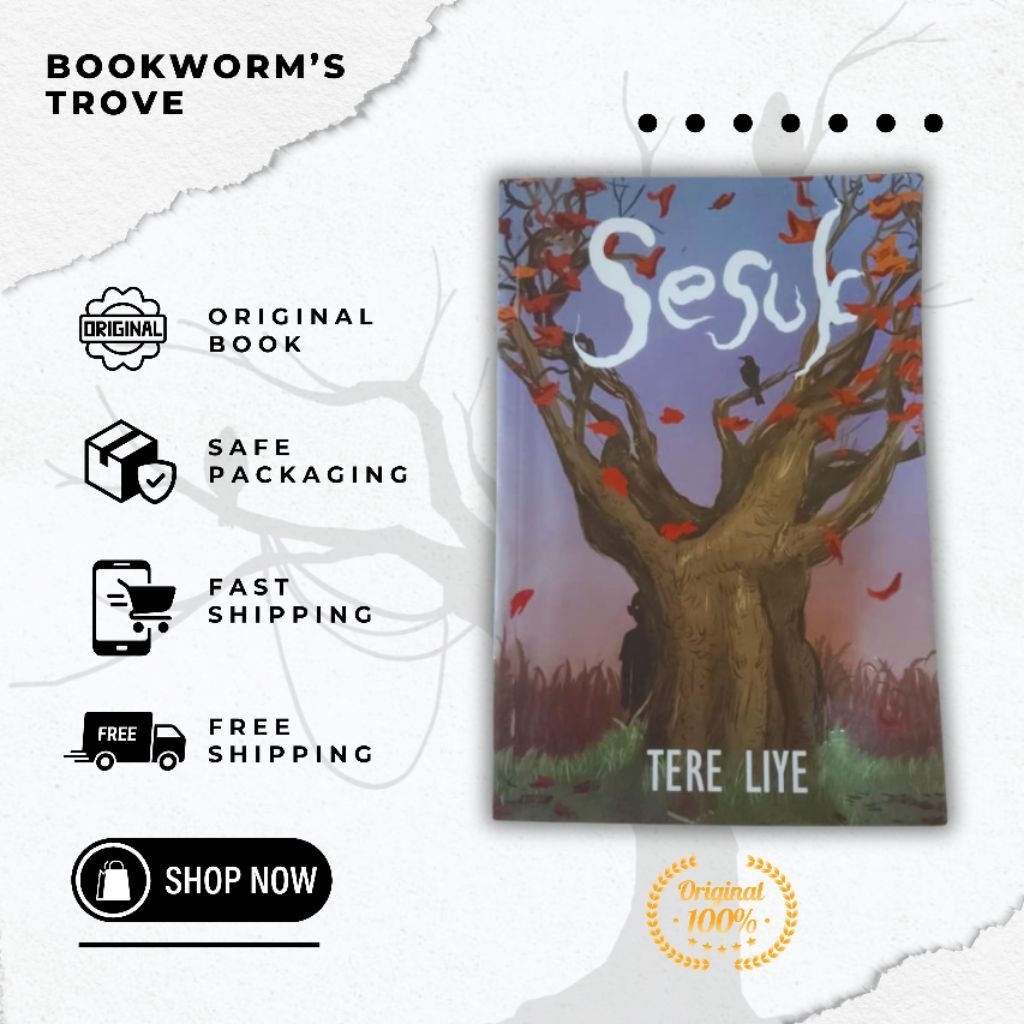 [Preloved] Novel Sesuk karya Tere Liye+Free 2 Bookmarks Lucu