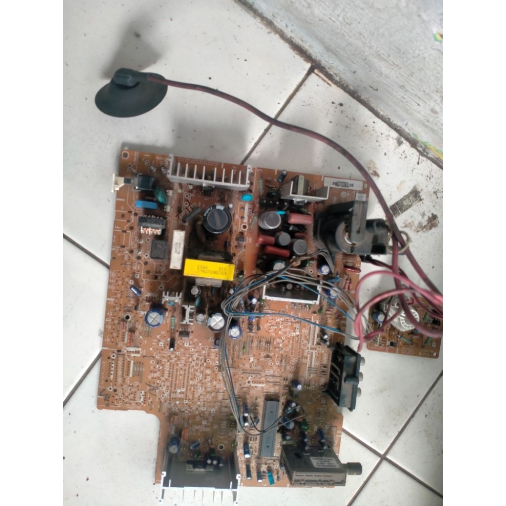 Mesin Tv LG 21 inch super Slim rusak vertikal