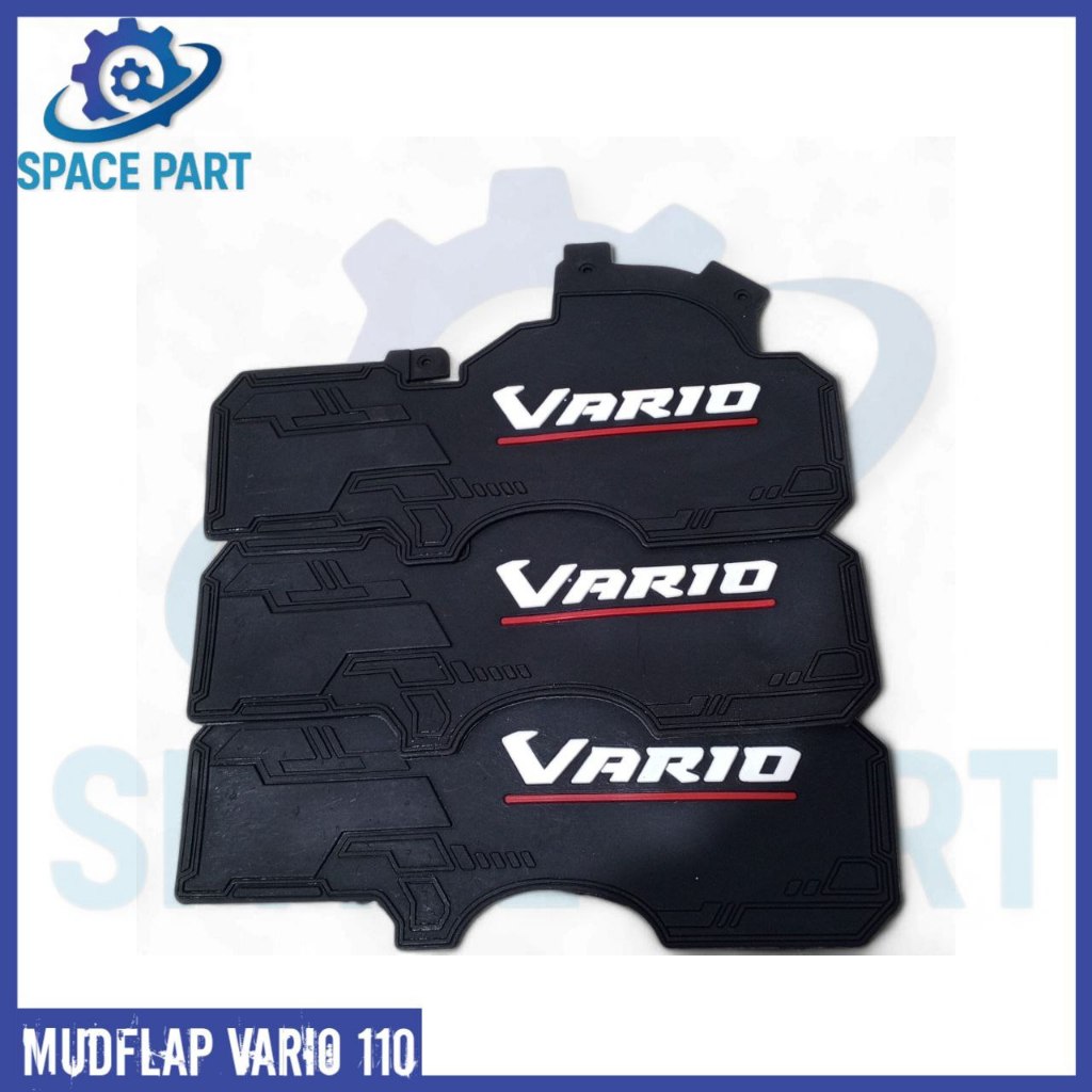 MUDFLAD VARIO 110 VARIO KARBU TECHNO KARET PELINDUNG DINAMO SPAKBOR KOLONG VARIO MUDFLAP MOTOR HONDA