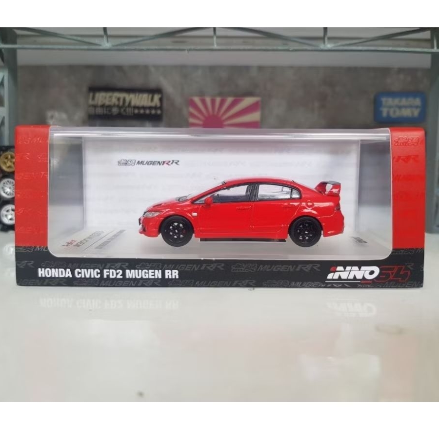 inno64 Honda Civic FD2 Mugen RR (Unseal) miniscale diecast