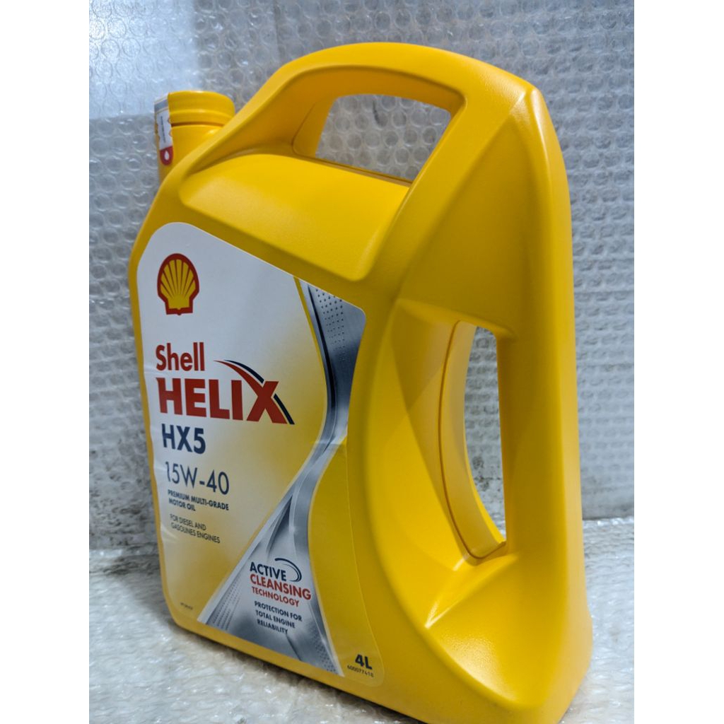 Oli Shell Helix HX5 15W-40 4Liter Asli Original