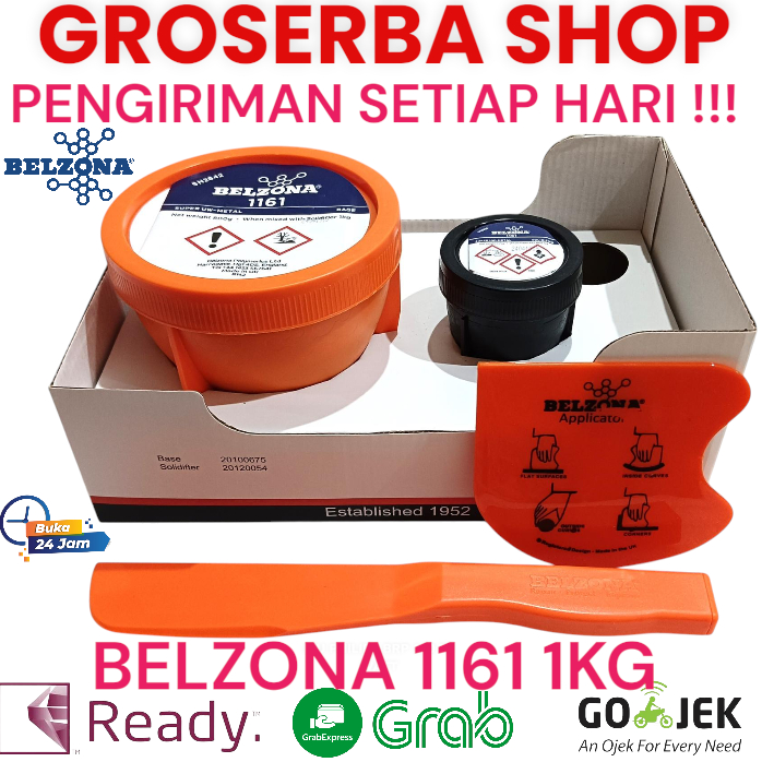 Belzona 1161 1KG Super UW-Metal Original Made in UK Metal Repair Lem Untuk - BELZONA 1161 1KG