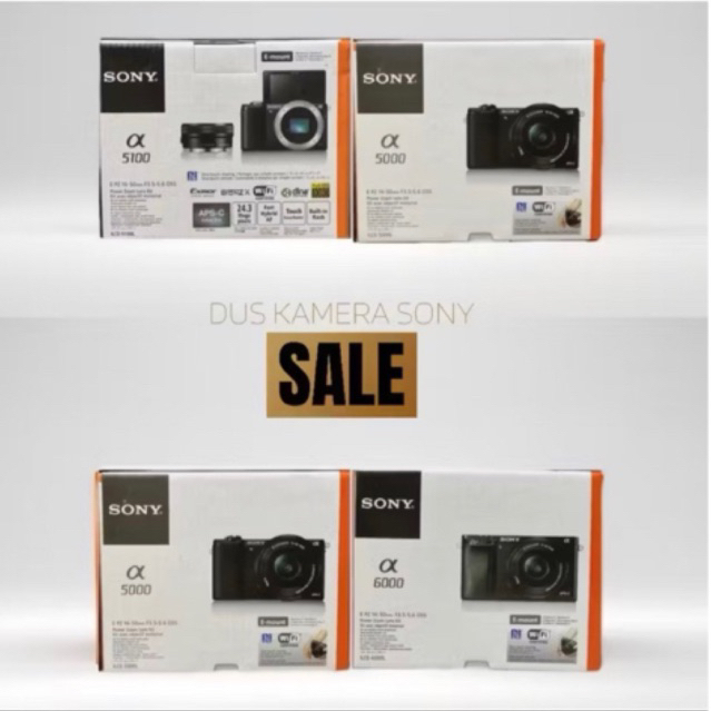 Box kamera Sony A6000 new original 100%