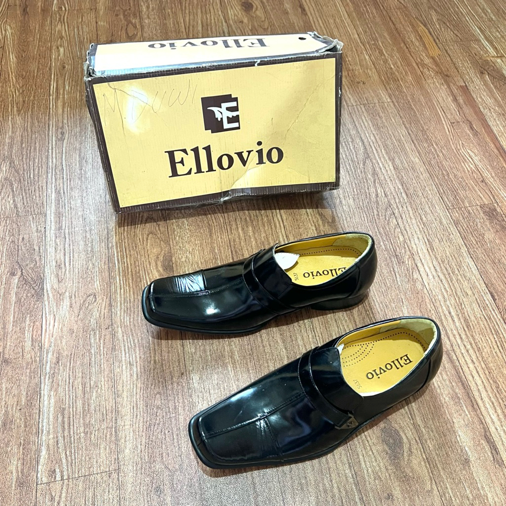 sepatu pantofel kulit asli second preloved