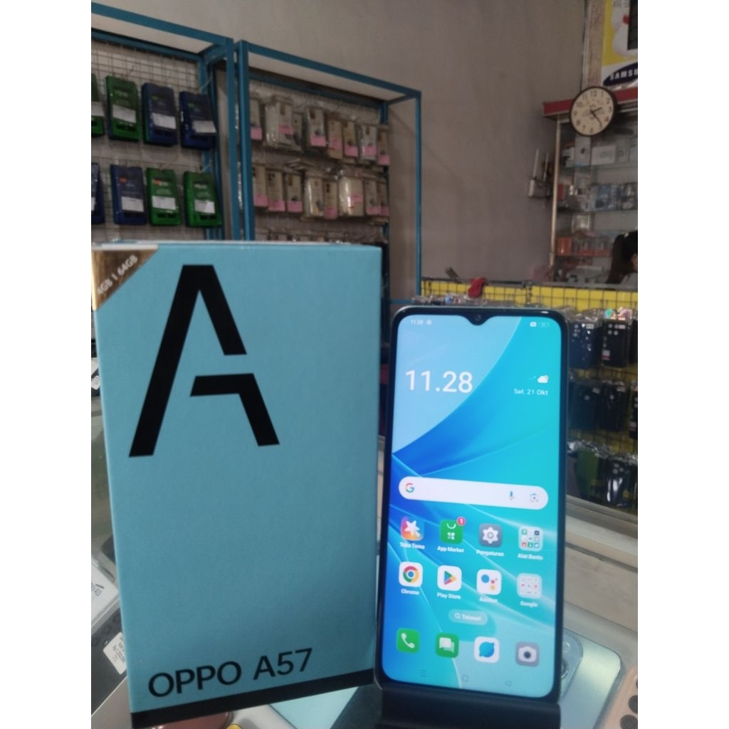 HP SECOND MURAH BERGARANSI OPPO A57 RAM 4+1/64 ONLY