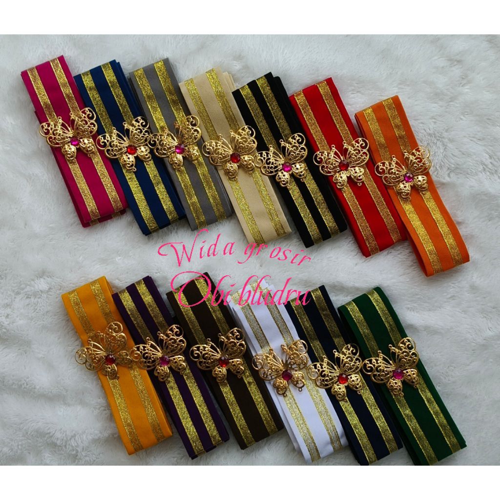 selendang bali obi bludru//selendang kebaya obi bludru