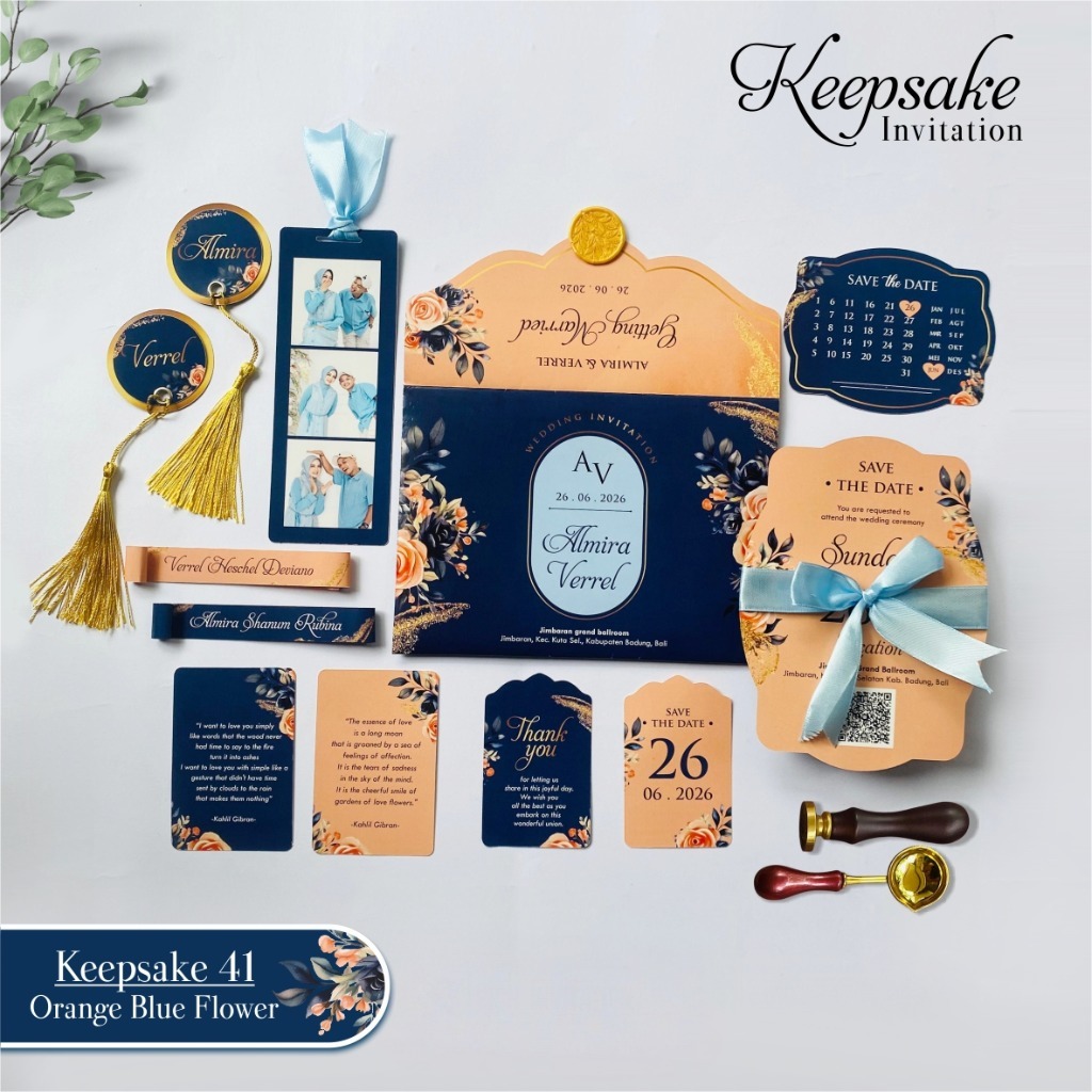 UNDANGAN PERNIKAHAN KONTEN CINEMATIC - UNDANGAN WEDDING KEEPSAKE INVITATION