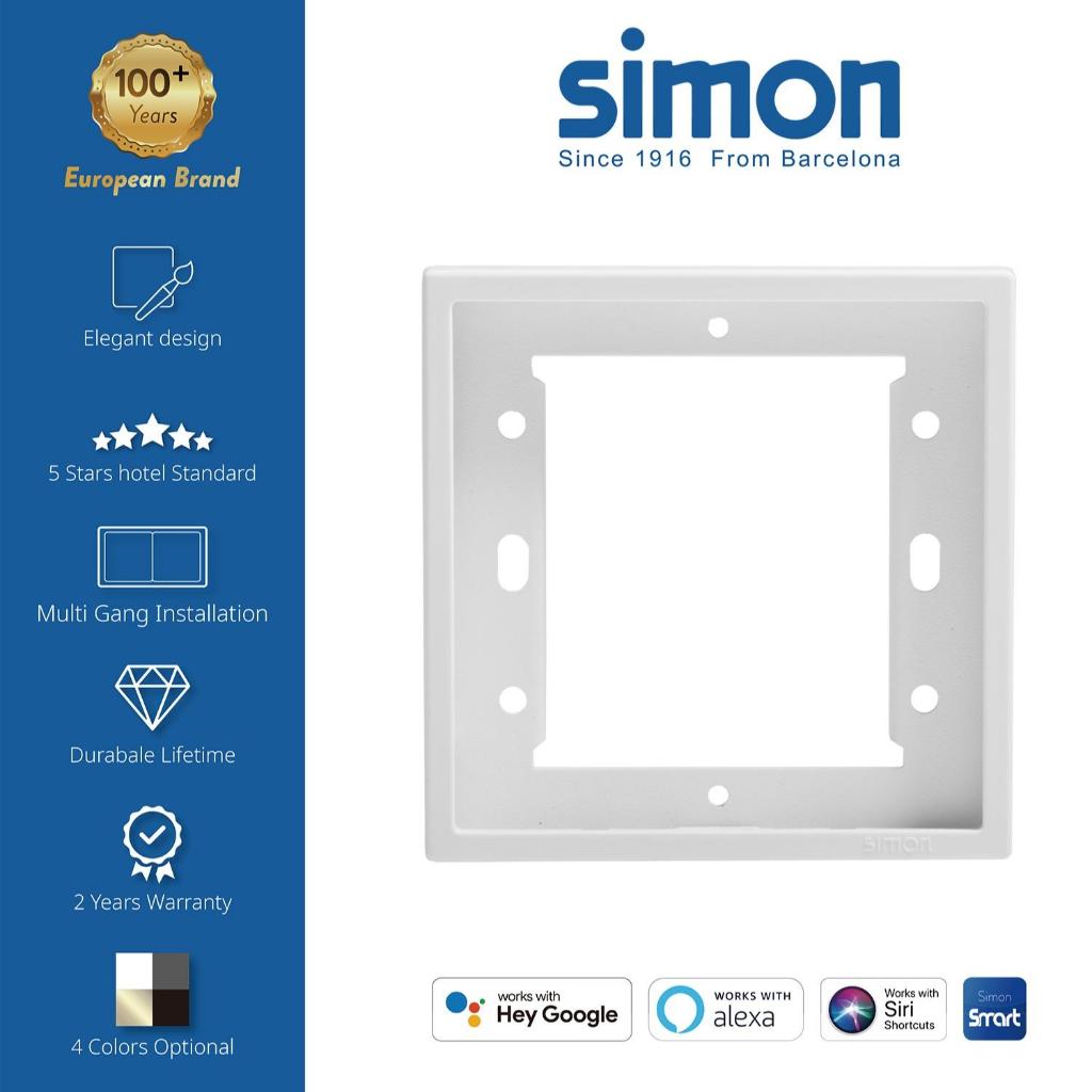 SIMON Frame for Series i7 White 1 Gang, 2 Gang, 3 Gang, 4 Gang, 5 Gang