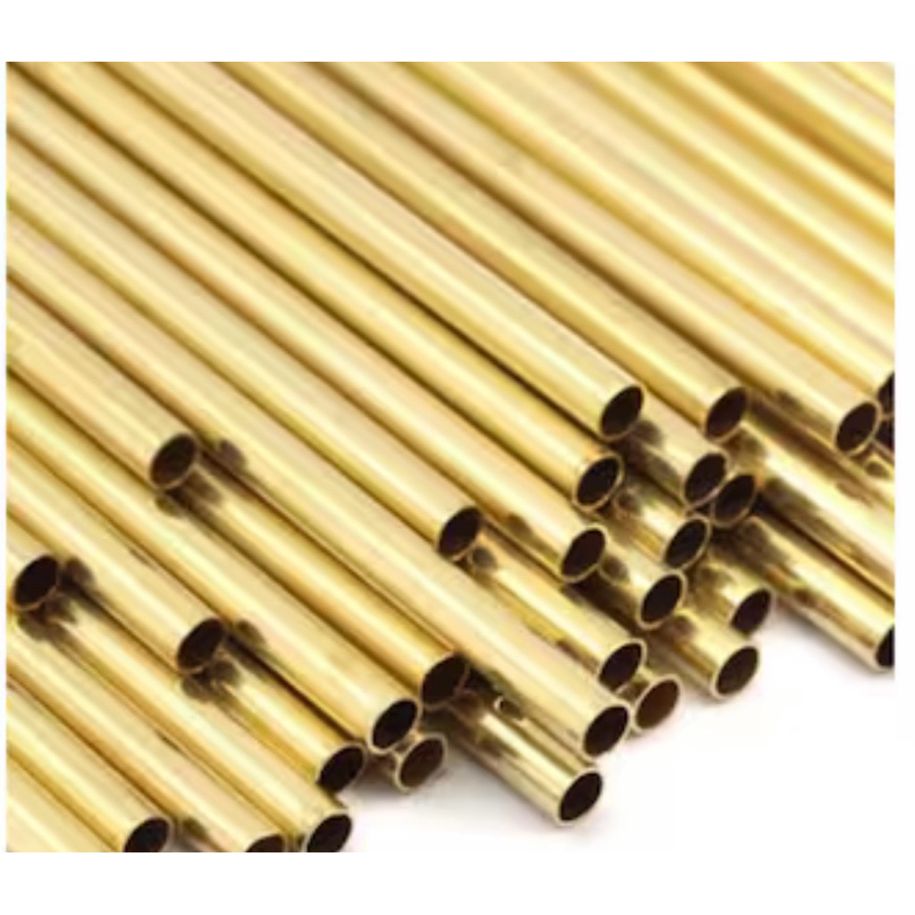 pipa ikan od 6 mm tebal 0.8 mm panjang 100cm pipa serombong kuning an pipa air