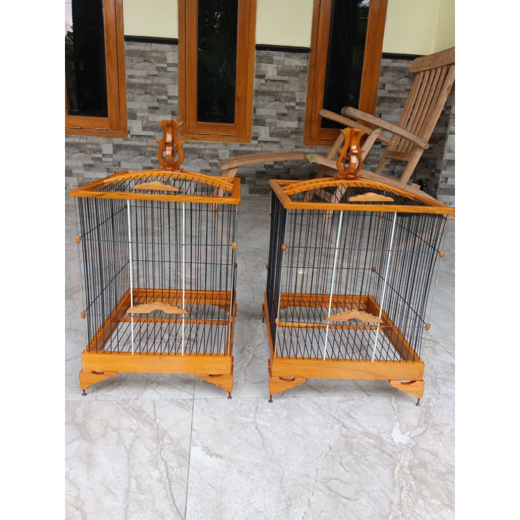 sangkar cungkok, sangkar kotak, sangkar burcil