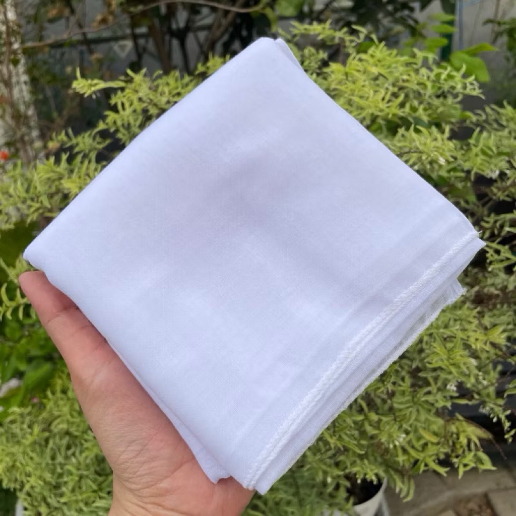 Hijab Segiempat Paris Jadul putih bersih hijab putih bersih || Hijab sekolah || Hijab segiempat seko