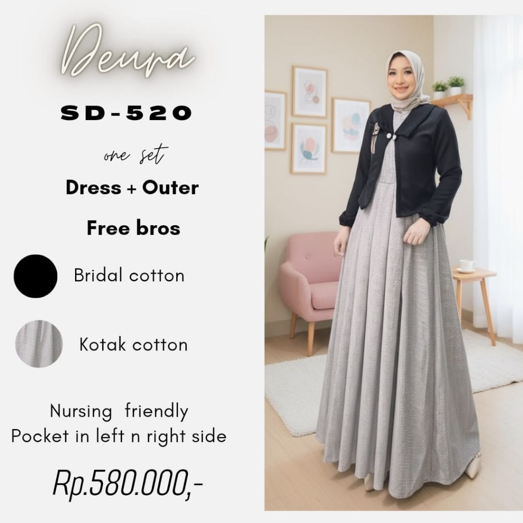 Deura Set Dress SD-520