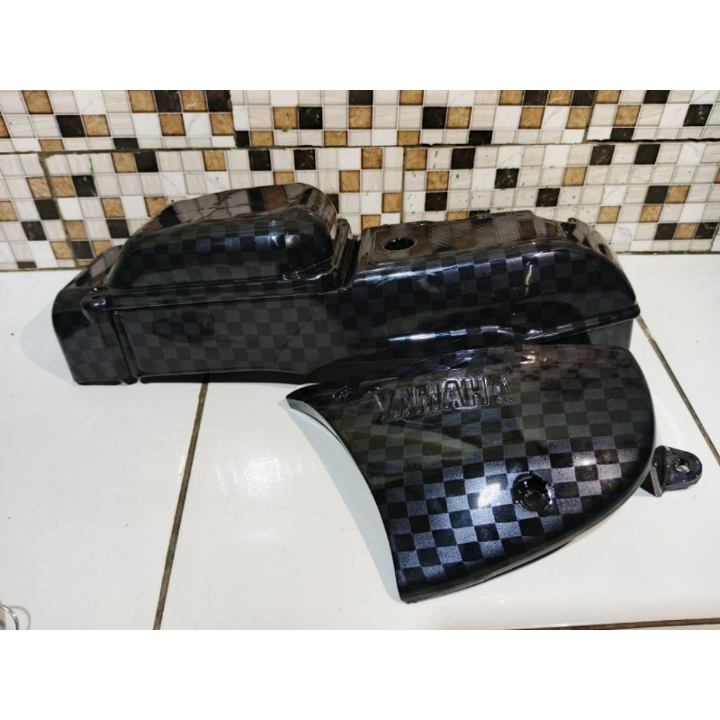 tutup cvt mio sporty mio smaile original karbon clup