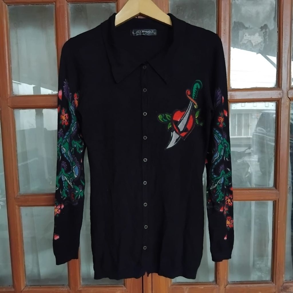 Ed Hardy by Christian Audiger woman cardigan (M)