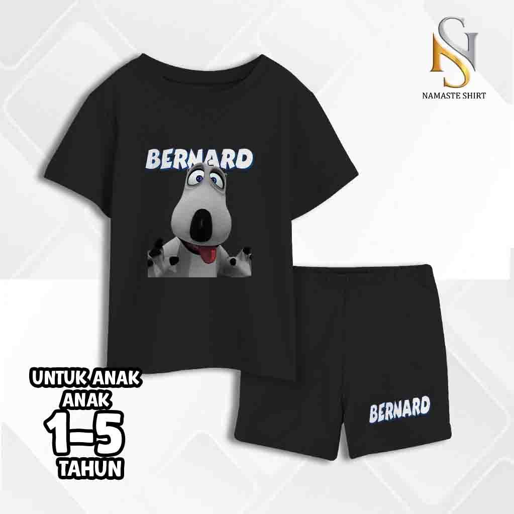 Setelan Anak Cewek Cowok Bernard Bear Baju dan Celana Anak 1 - 5 Tahun Terbaru Viral 2025