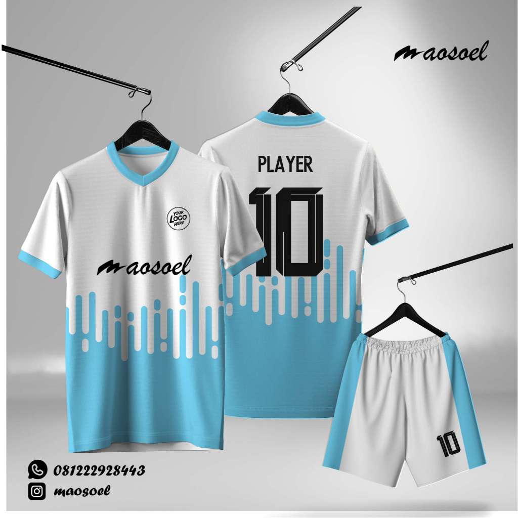 Jersey Futsal Dewasa Free Sablon Nama + Nomer Pungggung, Stelan Kaos Bola futsal dewasa