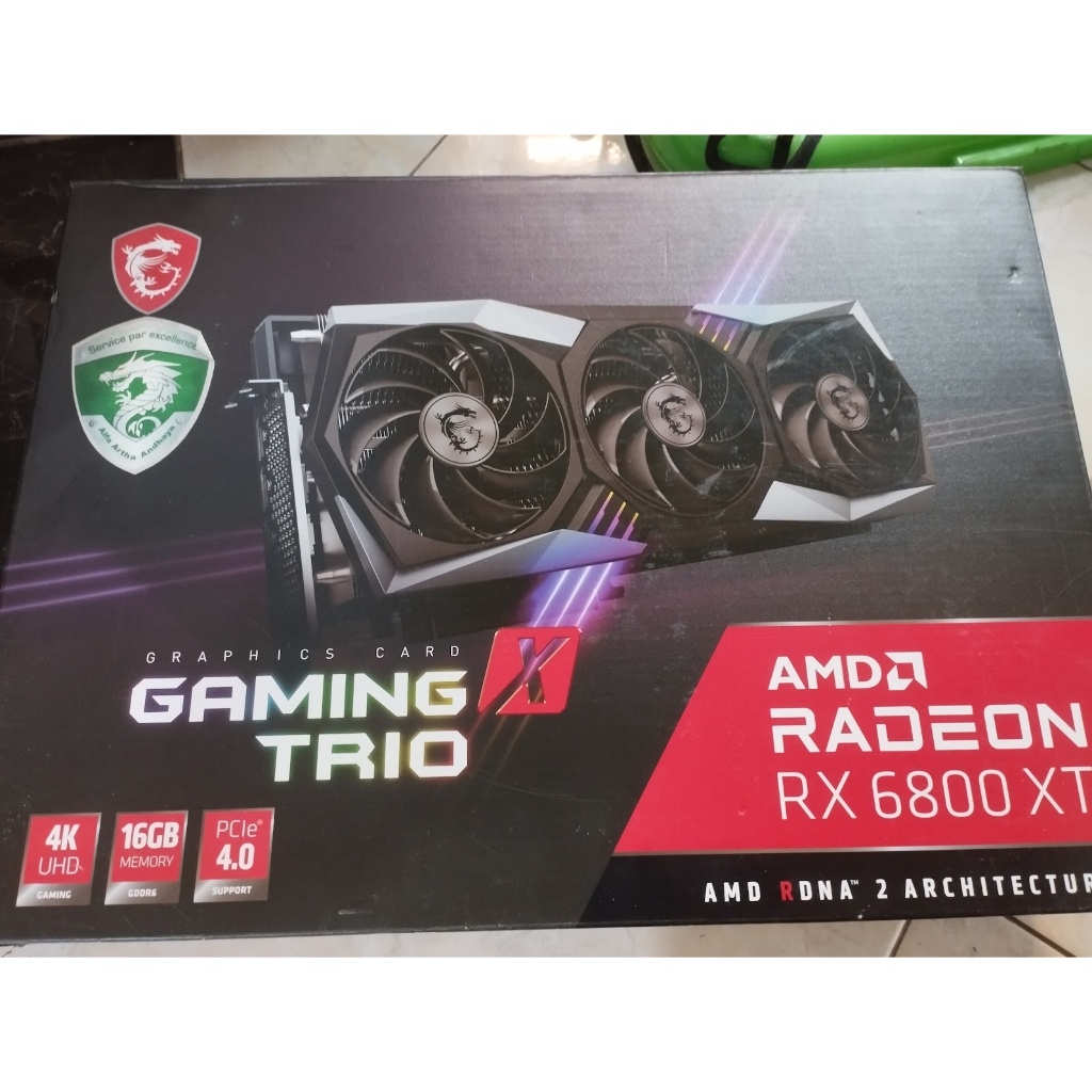 Vga Card MSI Gaming X TRIO RX 6800 XT