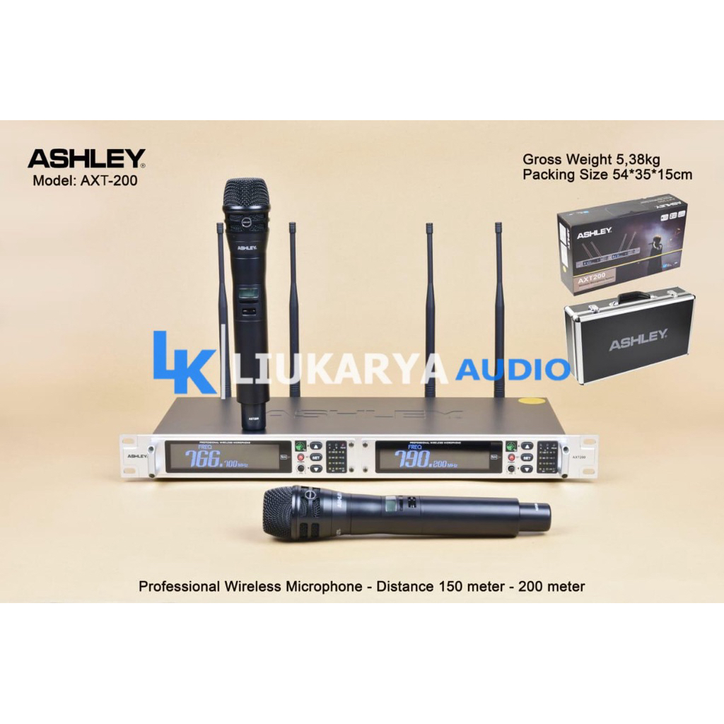 Mic Wireless Ashley AXT200