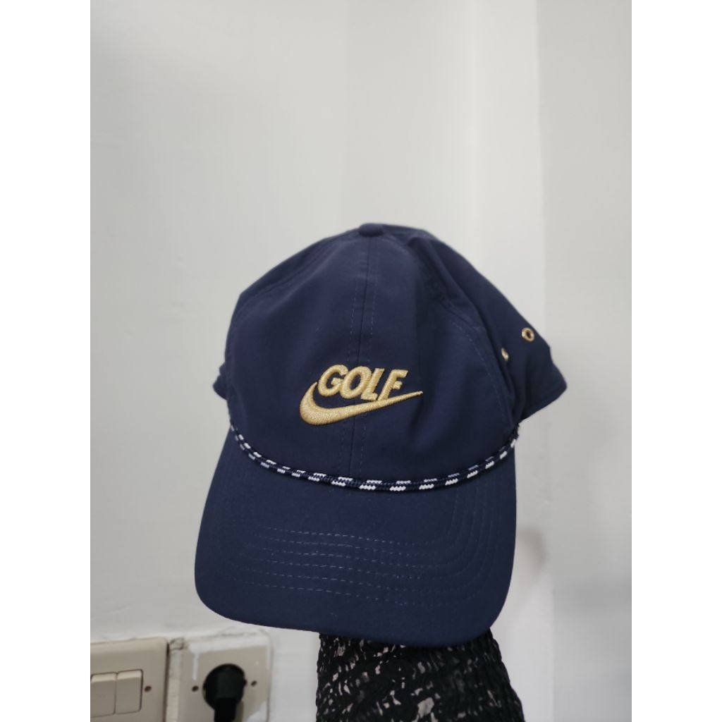 Topi Sports Olahraga Tenis Golf Jogging Running Brand Nike Golf Edition Bordir Bahan Dri-fit Rare It
