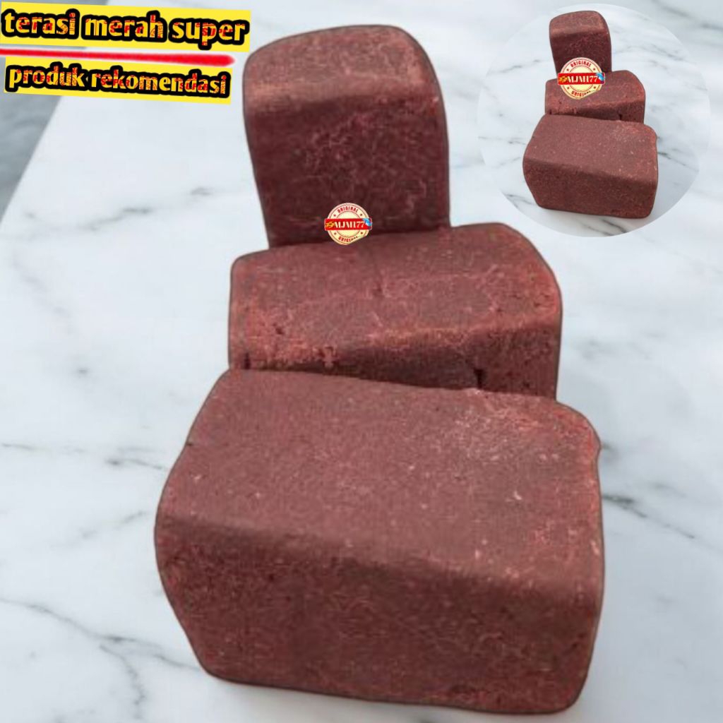 Terasi merah 1kg+ udang rebon Terlaris Best Seller