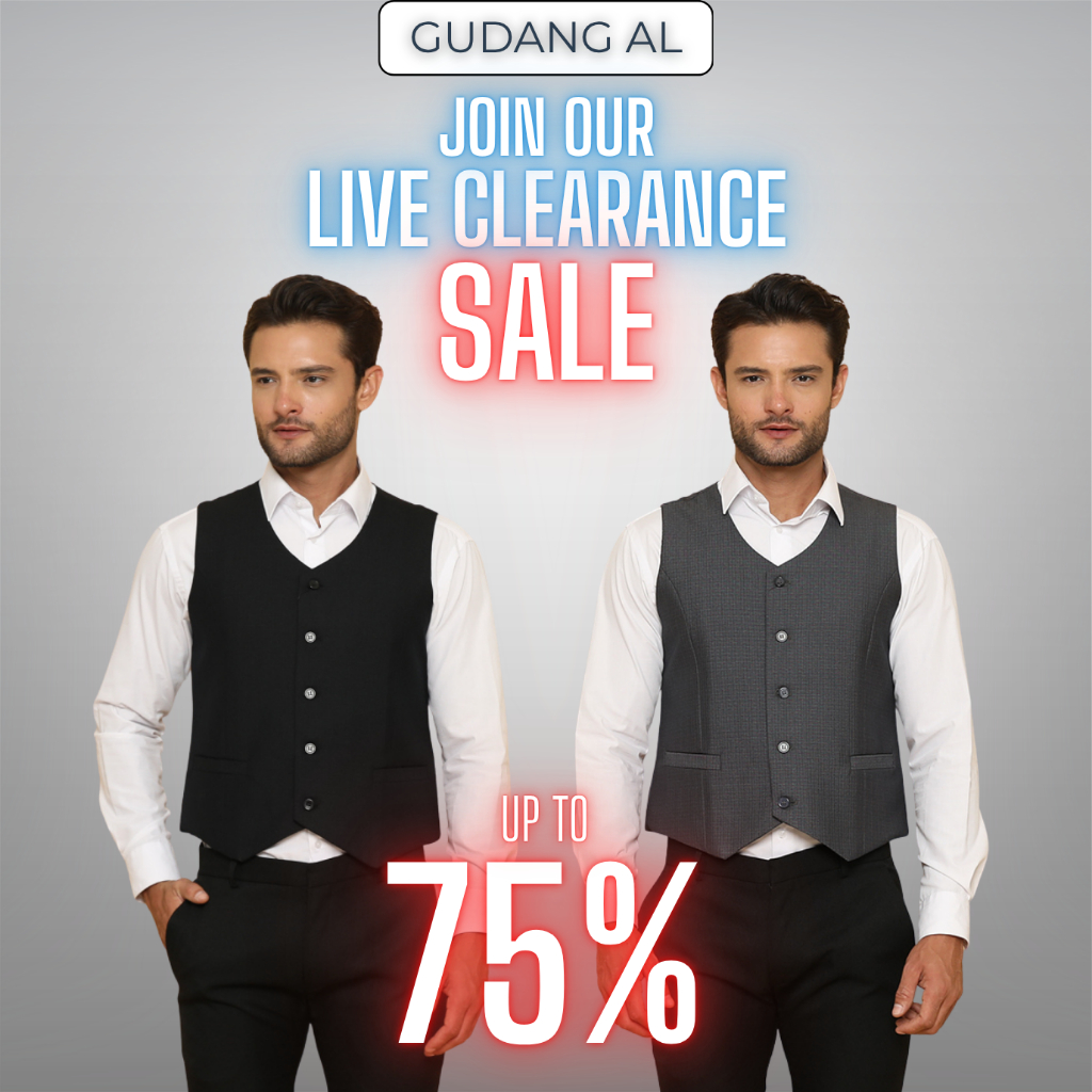 TEBUS MURAH|Rompi/Vest Pria Andre Laurent