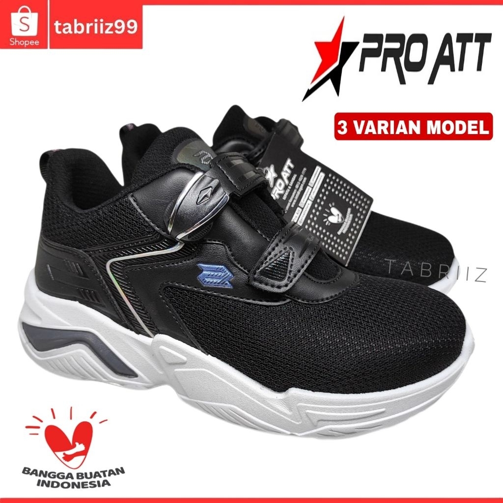 Sepatu Sekolah PRO ATT MAGNET Sepatu Anak TK PAUD SD Sepatu Anak Cowok Cewek - ORIGINAL PRO ATT