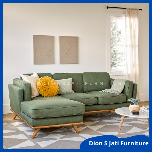 Sofa Tamu Jati Sofa L Ruang Tamu Kayu Jati Minimalis