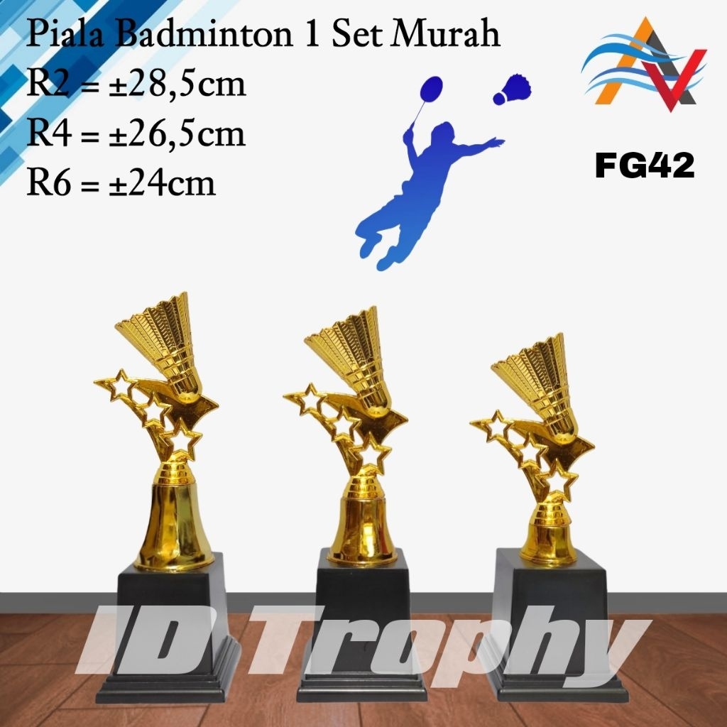 Piala Set/Satuan Badminton Murah