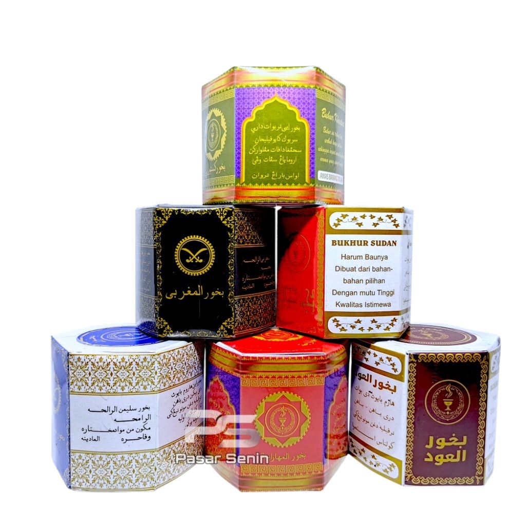 BUHUR MAGRIBI BUHUR SULAIMAN ASLI SEGI ENAM SATUAN DAN GROSIR