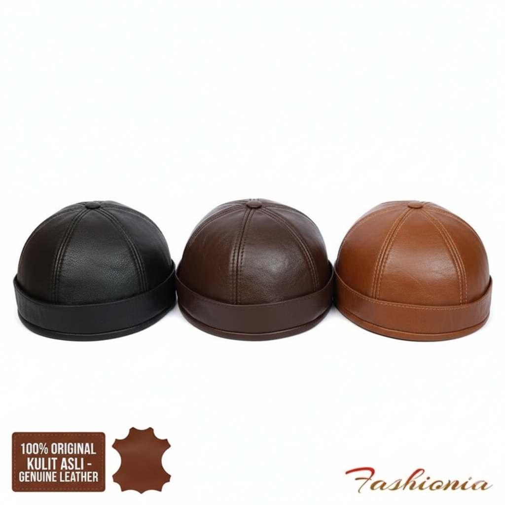 Topi Miki Hat Kulit Topi Peci Kulit Mikihat Kopeah