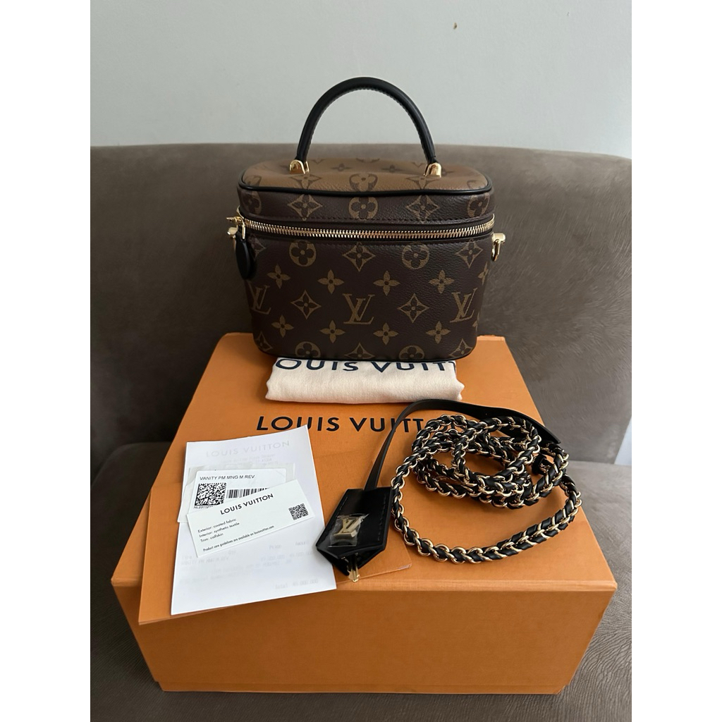 LV Vanity Case Monogram Reverse’ 2024 (FULL SET)