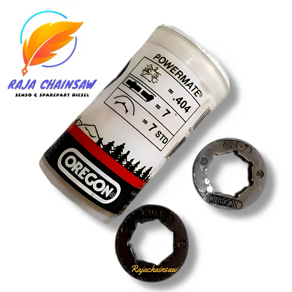 TERMURAH RIM SPROCKET / CINCIN 325-7 OREGON 1 Pcs UNTUK BAR CHAINSAW 16 INCH