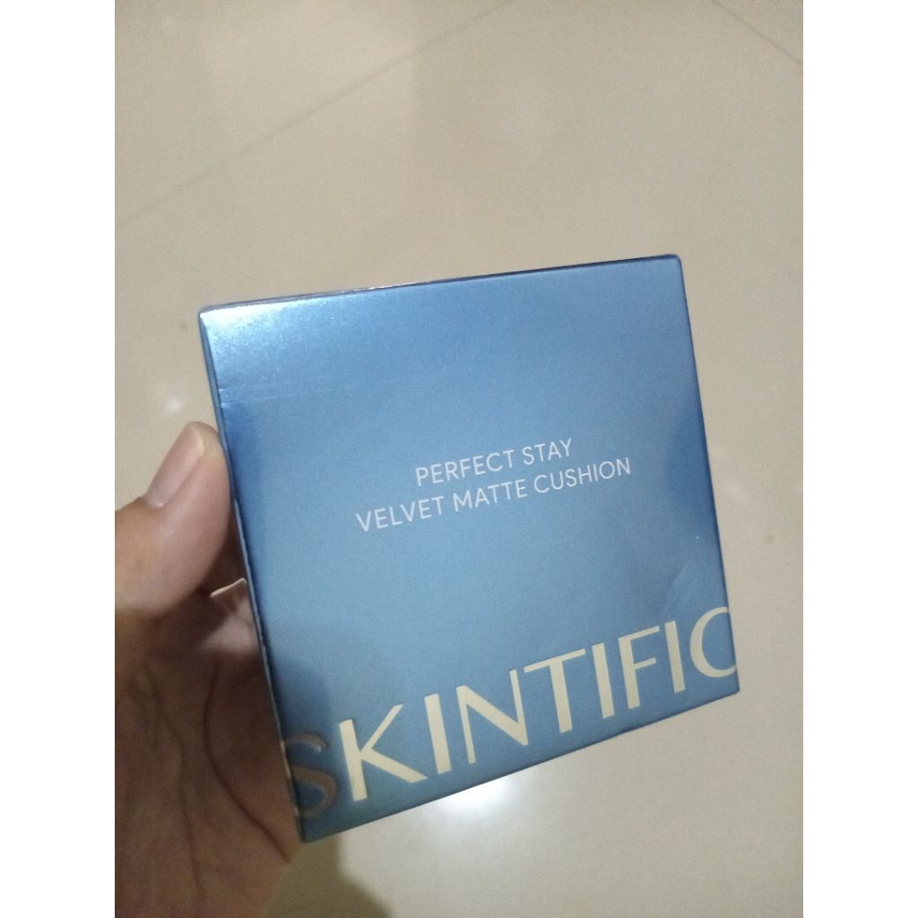 [NEW] CUSHION SKINTIFIC BIRU SHADE IVORY