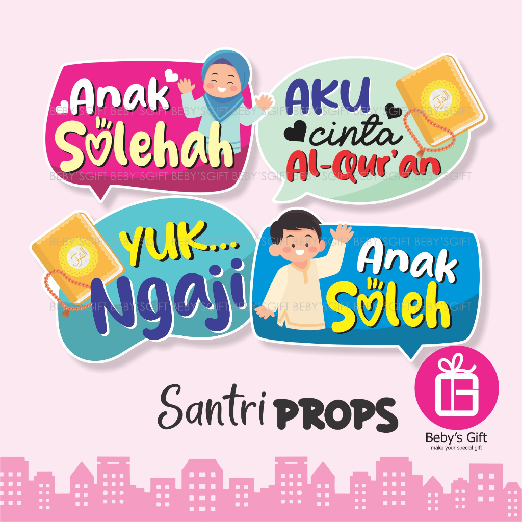 Props Santri Mengaji Pawai Ramadhan Anak Soleh
