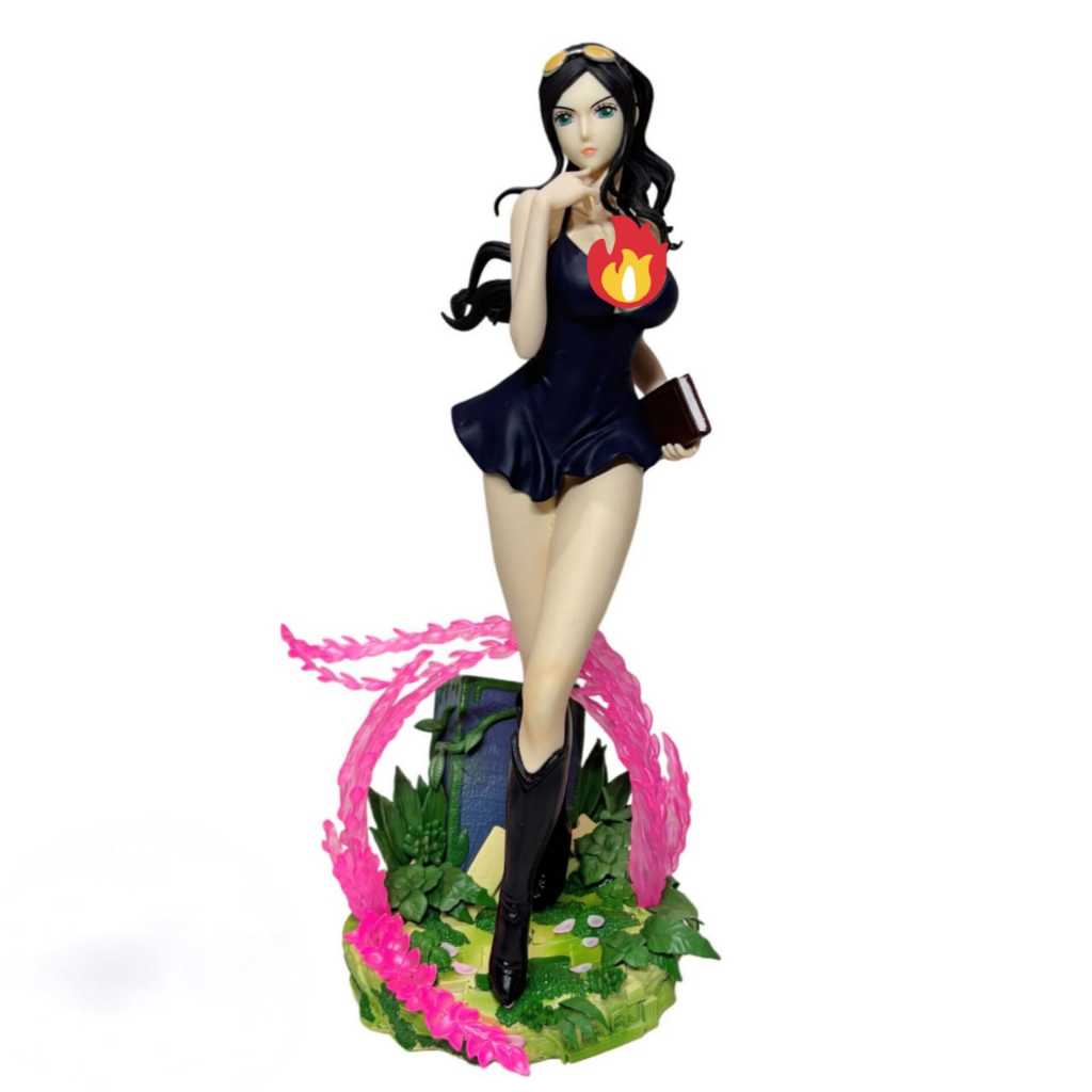One Piece Nico Robin Hunter Fan Pose 34cm – Action Figure Koleksi Wanita