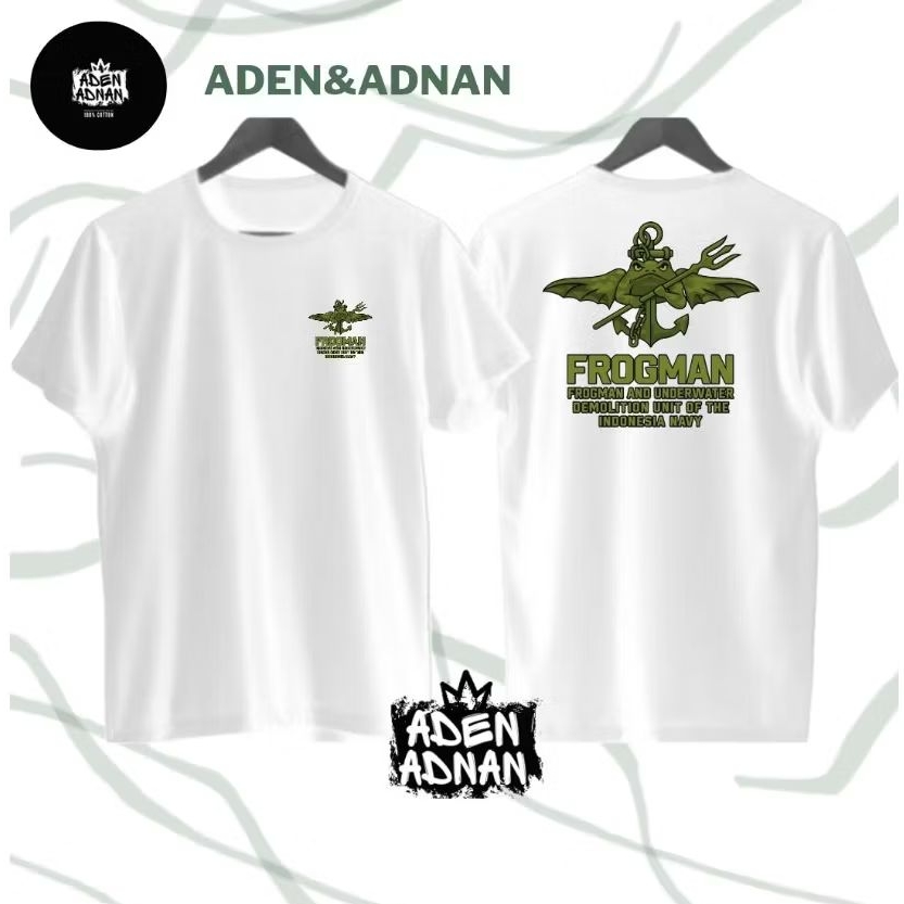 Kaos FROGMAN KOPASKA bahan katun combed premium lengan pendek