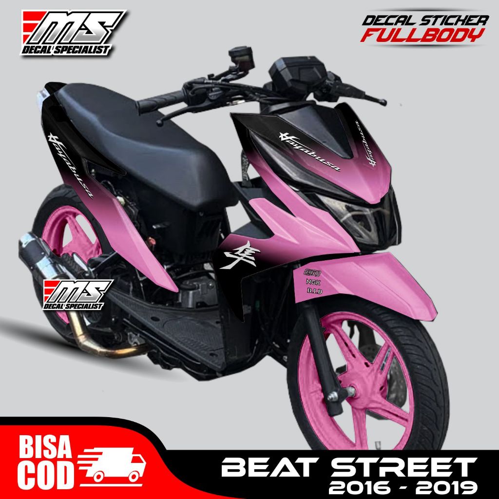 Decal stiker full body Beat Street 2016-2019 modifikasi Bunglon Hayabusa