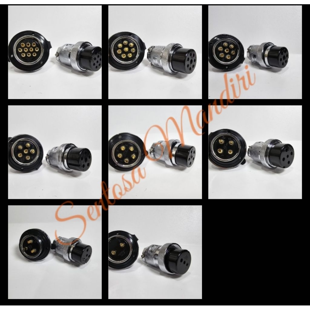 Connector Besi 30mm CB 30mm 2pin 3 pin 4pin 5pin 6pin 7pin 8pin 10pin
